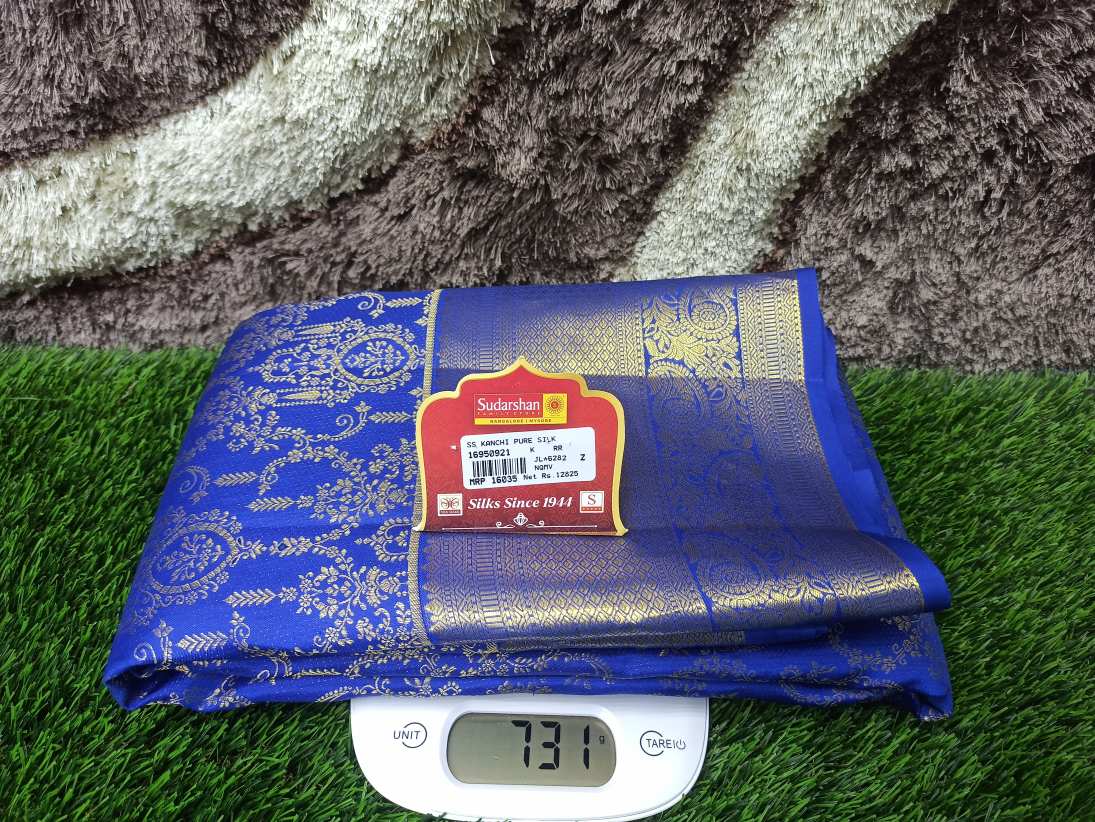 Pure Kanchipuram Silk Saree.