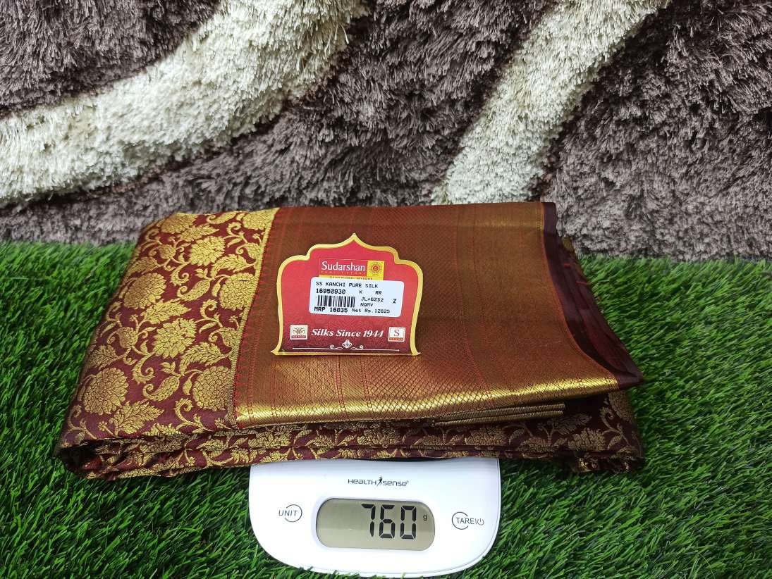 Pure Kanchipuram Silk Saree.