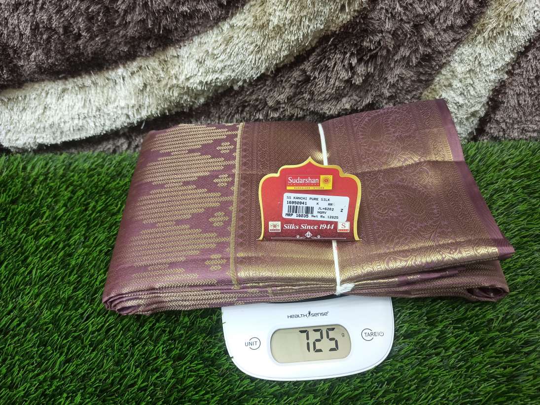 Pure Kanchipuram Silk Saree.