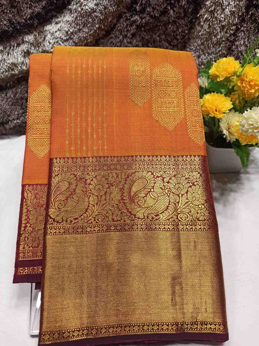 Pure Kanchipuram Silk Saree.