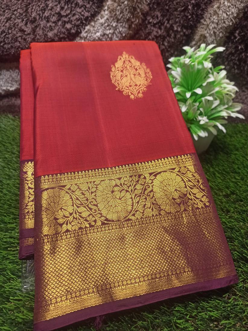 Pure Kanchipuram Silk Saree.