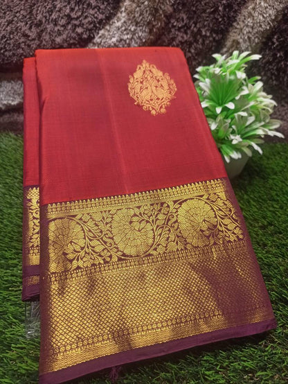 Pure Kanchipuram Silk Saree.
