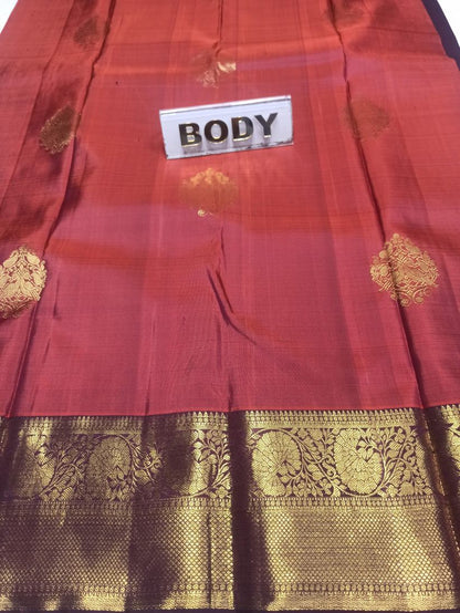 Pure Kanchipuram Silk Saree.