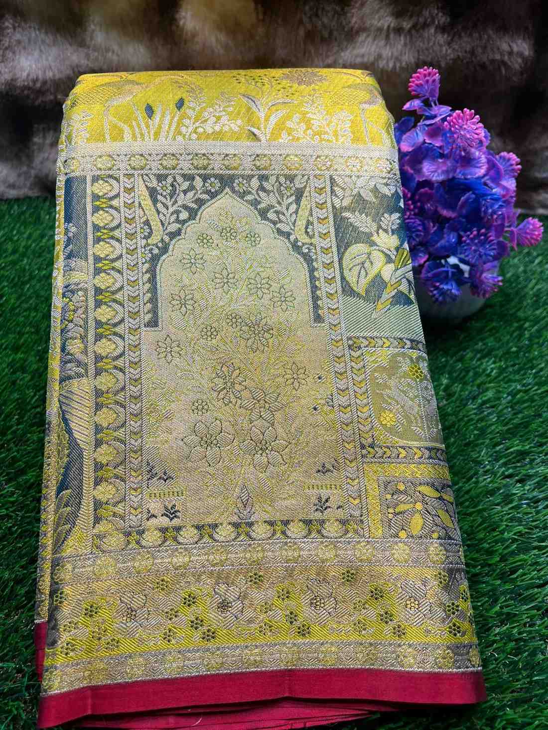 Pure Kanchipuram Silk Saree.