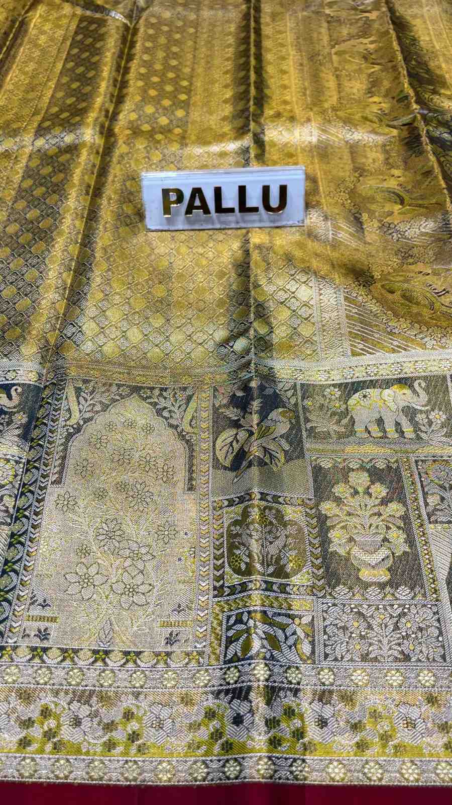 Pure Kanchipuram Silk Saree.