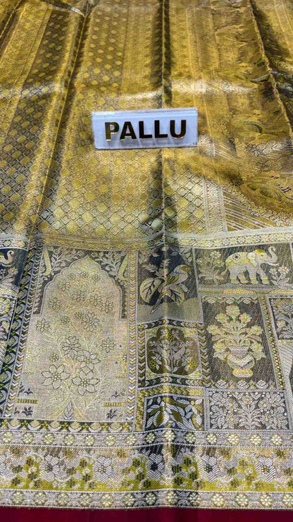 Pure Kanchipuram Silk Saree.
