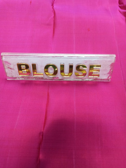 Pure Kanchipuram Silk Saree.