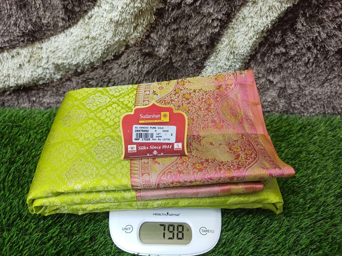 Pure Kanchipuram Silk Saree.