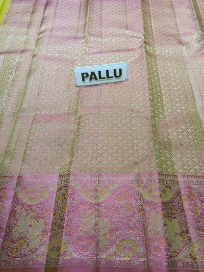 Pure Kanchipuram Silk Saree.