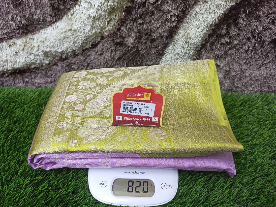 Pure Kanchipuram Silk Saree.