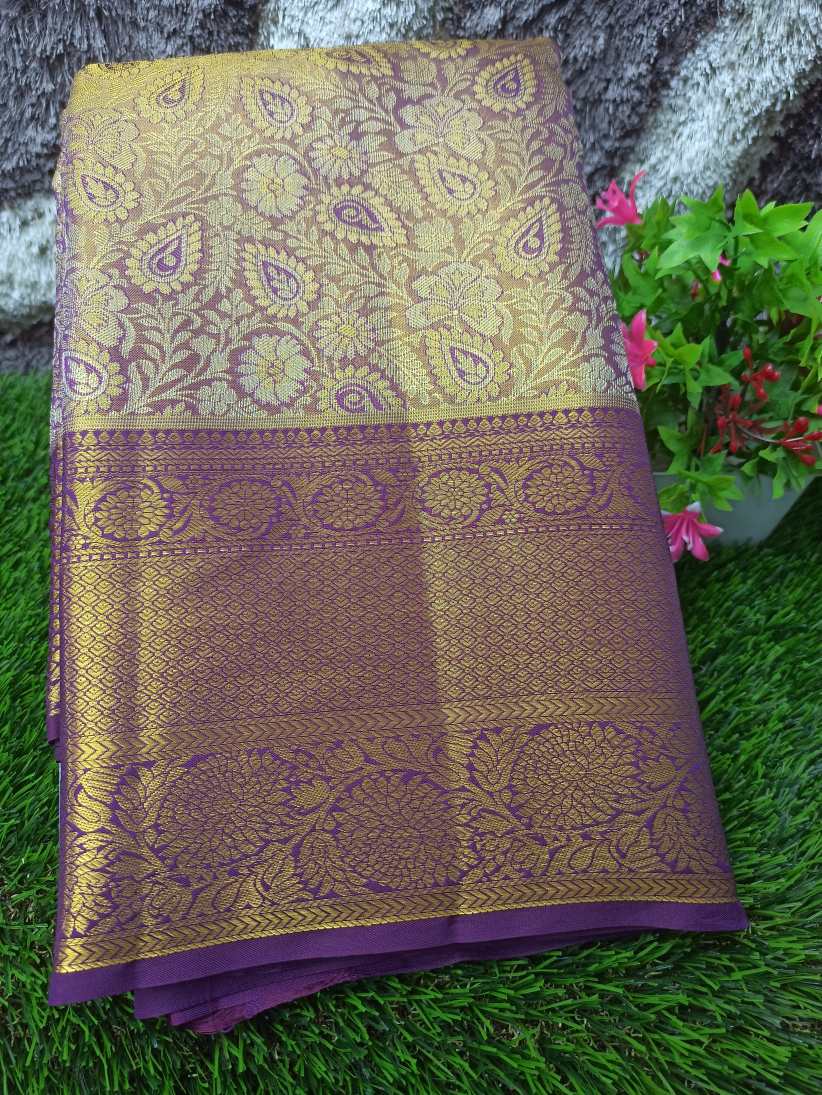 Pure Kanchipuram Silk Saree.