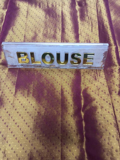 Pure Kanchipuram Silk Saree.