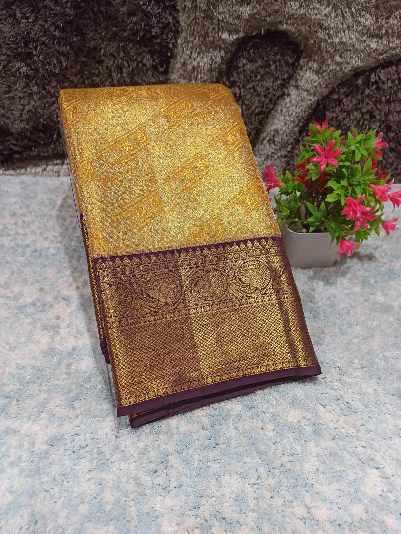 Pure Kanchipuram Silk Saree.