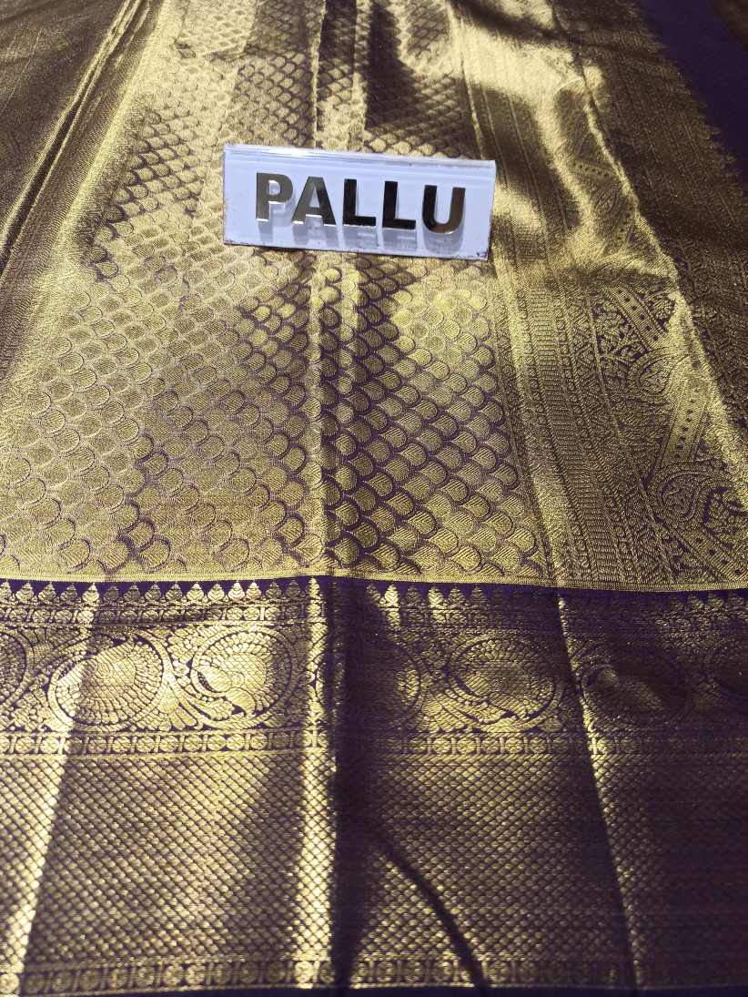Pure Kanchipuram Silk Saree.