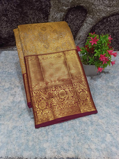 Pure Kanchipuram Silk Saree.