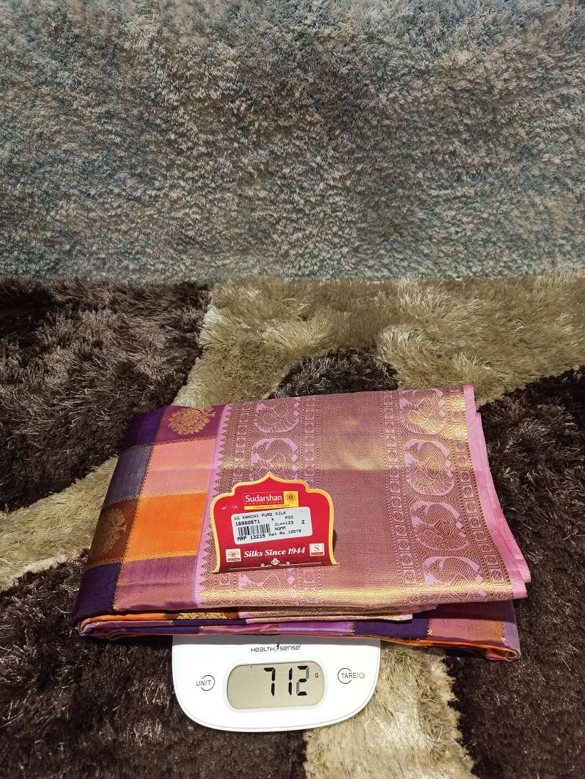 Pure Kanchipuram Silk Saree.