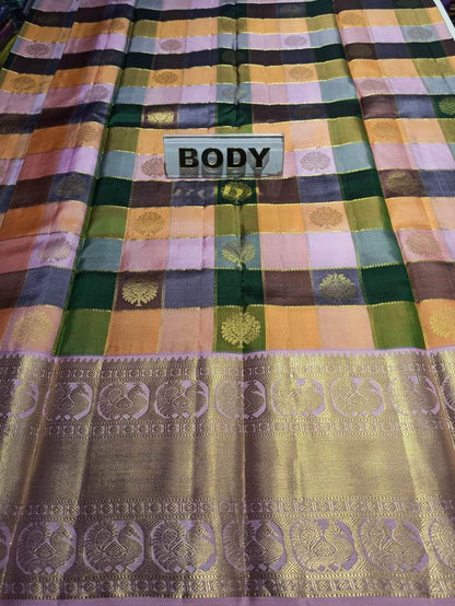 Pure Kanchipuram Silk Saree.