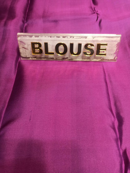 Pure Kanchipuram Silk Saree.