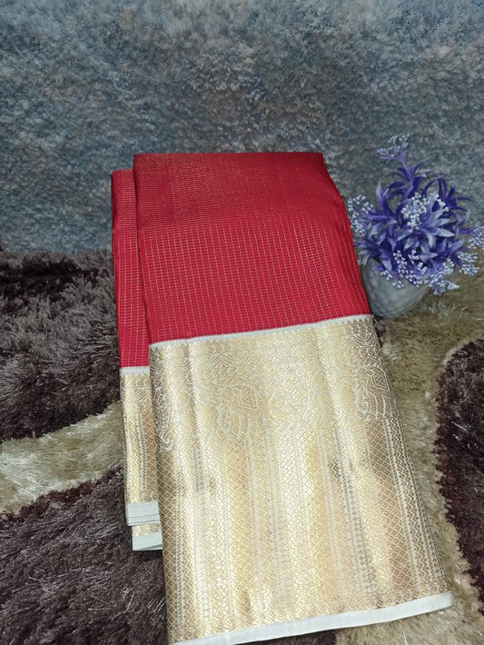 Pure Kanchipuram Silk Saree.