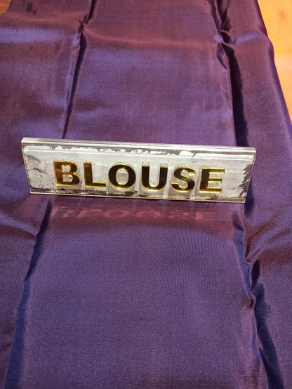 Pure Kanchipuram Silk Saree.