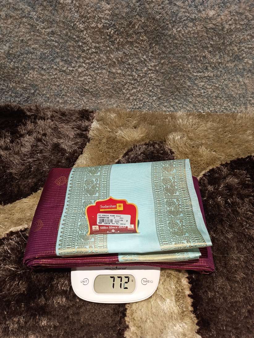 Pure Kanchipuram Silk Saree.