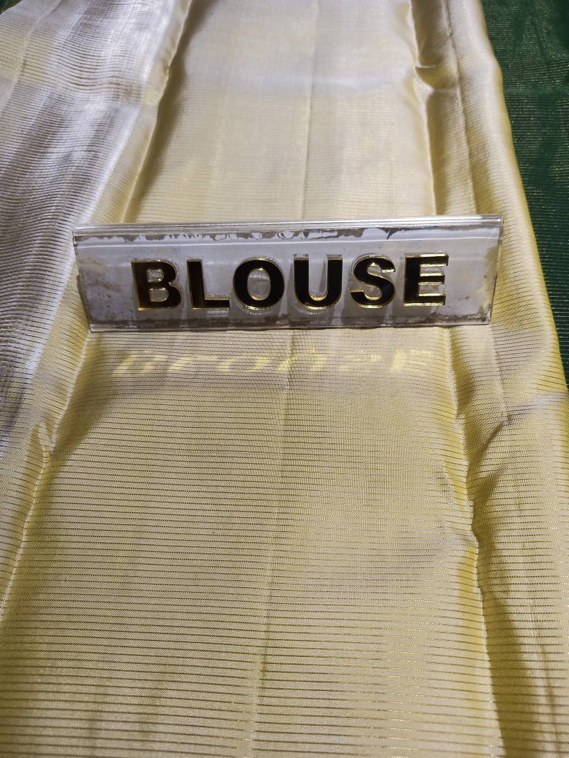 Pure Kanchipuram Silk Saree.