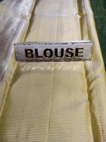 Pure Kanchipuram Silk Saree.