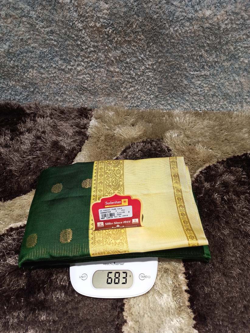 Pure Kanchipuram Silk Saree.