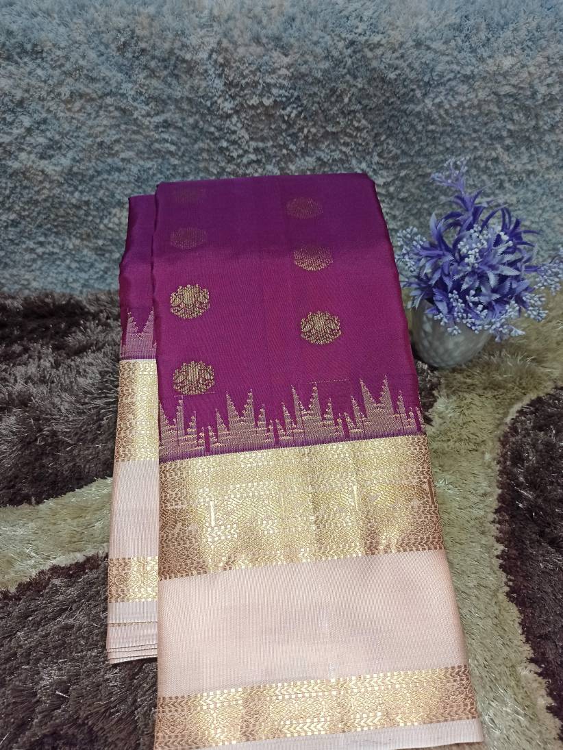 Pure Kanchipuram Silk Saree.