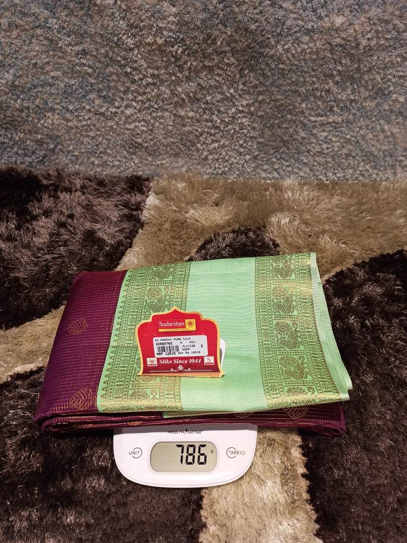 Pure Kanchipuram Silk Saree.