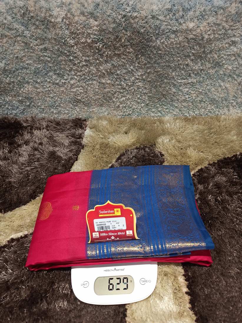 Pure Kanchipuram Silk Saree.