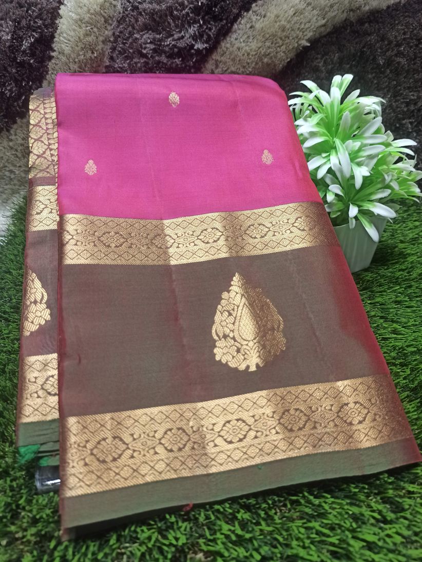 Pure Kanchipuram Silk Saree.