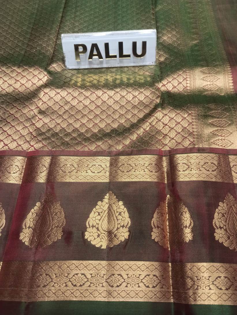 Pure Kanchipuram Silk Saree.