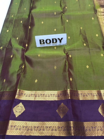 Pure Kanchipuram Silk Saree.