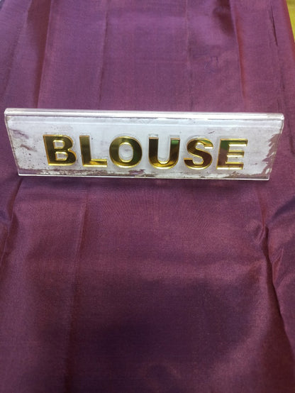 Pure Kanchipuram Silk Saree.