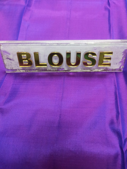 Pure Kanchipuram Silk Saree.