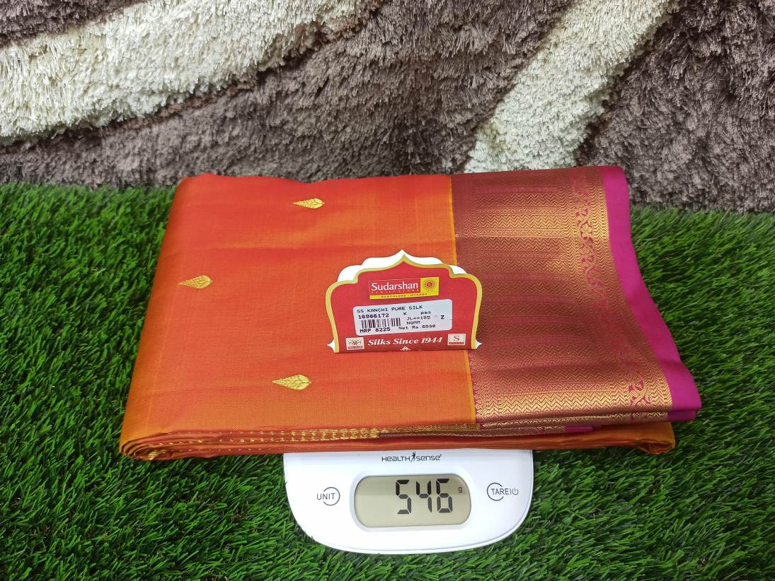 Pure Kanchipuram Silk Saree.