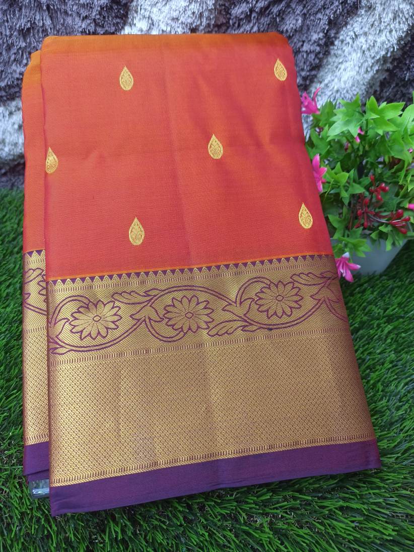 Pure Kanchipuram Silk Saree.