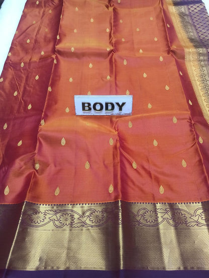 Pure Kanchipuram Silk Saree.