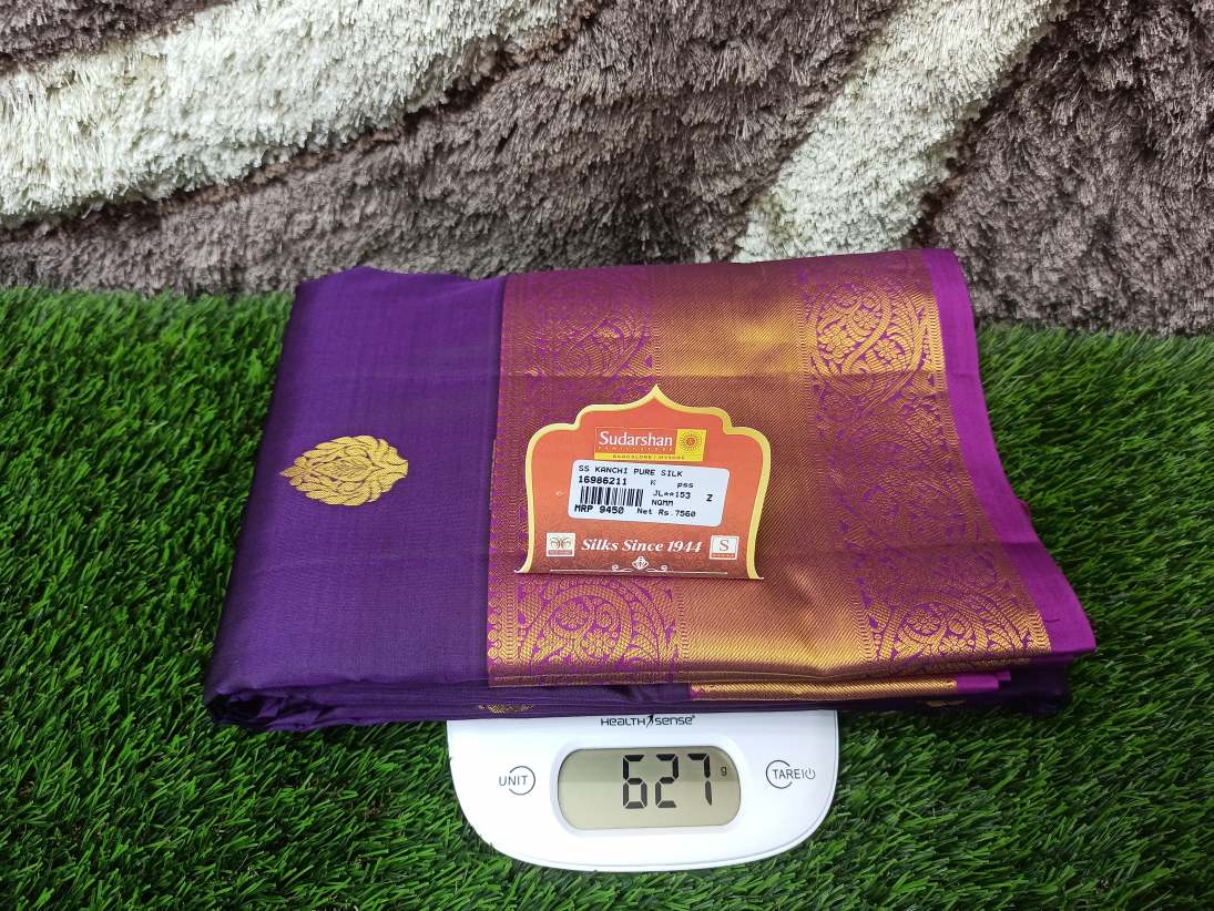 Pure Kanchipuram Silk Saree.