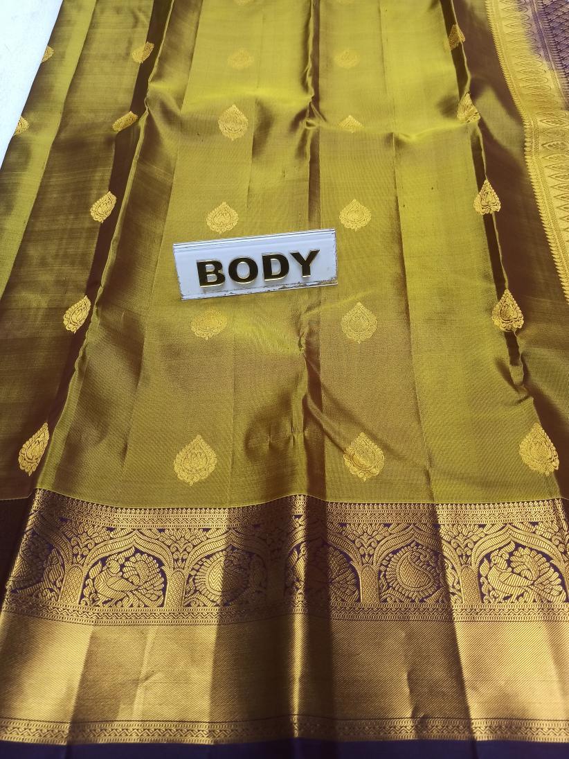 Pure Kanchipuram Silk Saree.