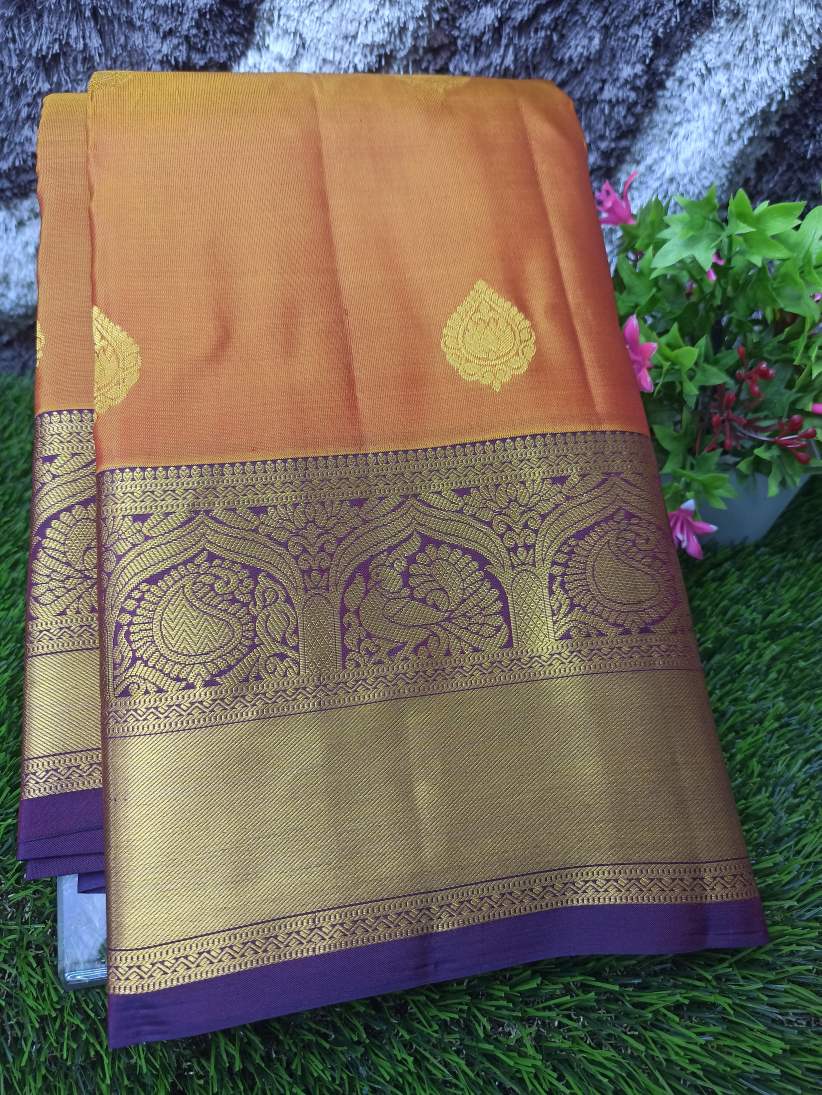 Pure Kanchipuram Silk Saree.