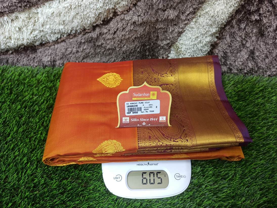 Pure Kanchipuram Silk Saree.