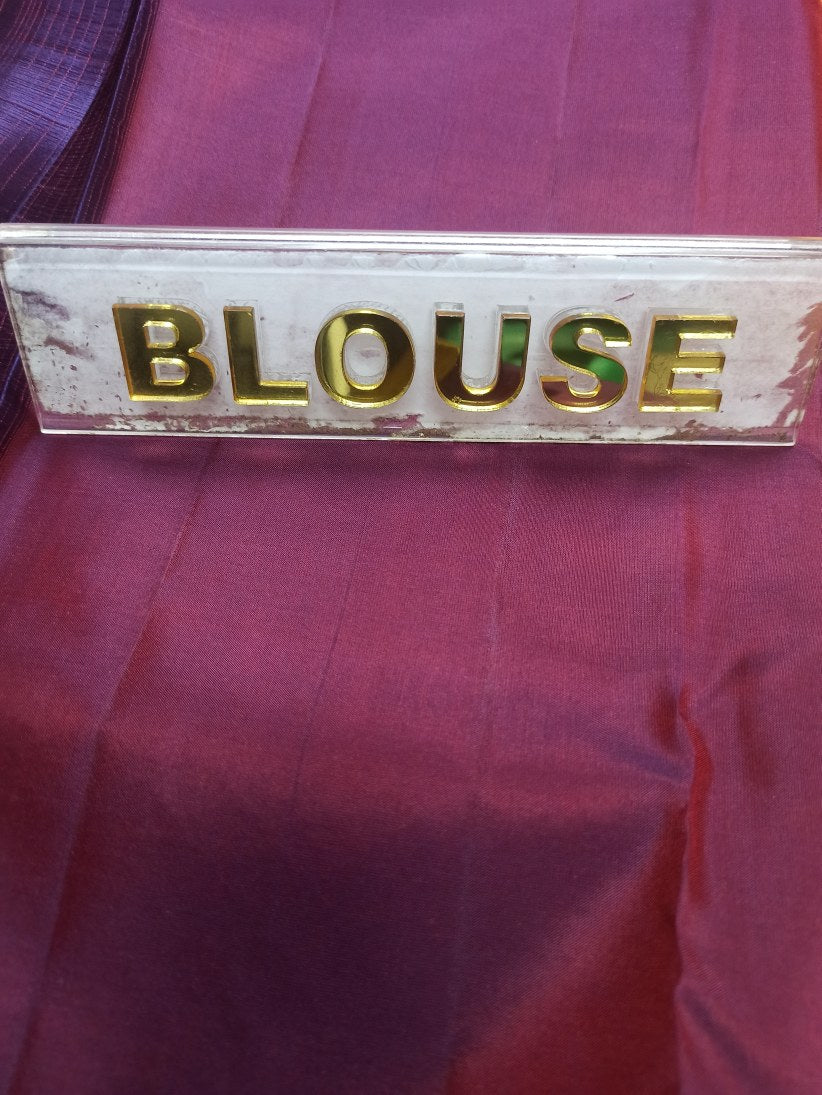 Pure Kanchipuram Silk Saree.