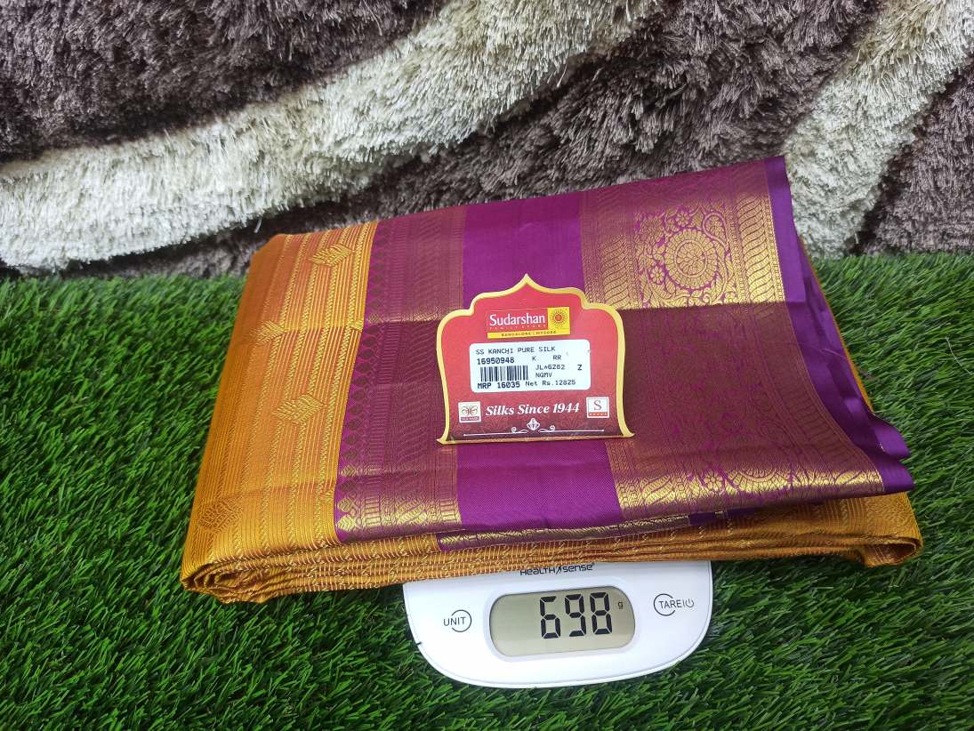 Pure Kanchipuram Silk Saree.