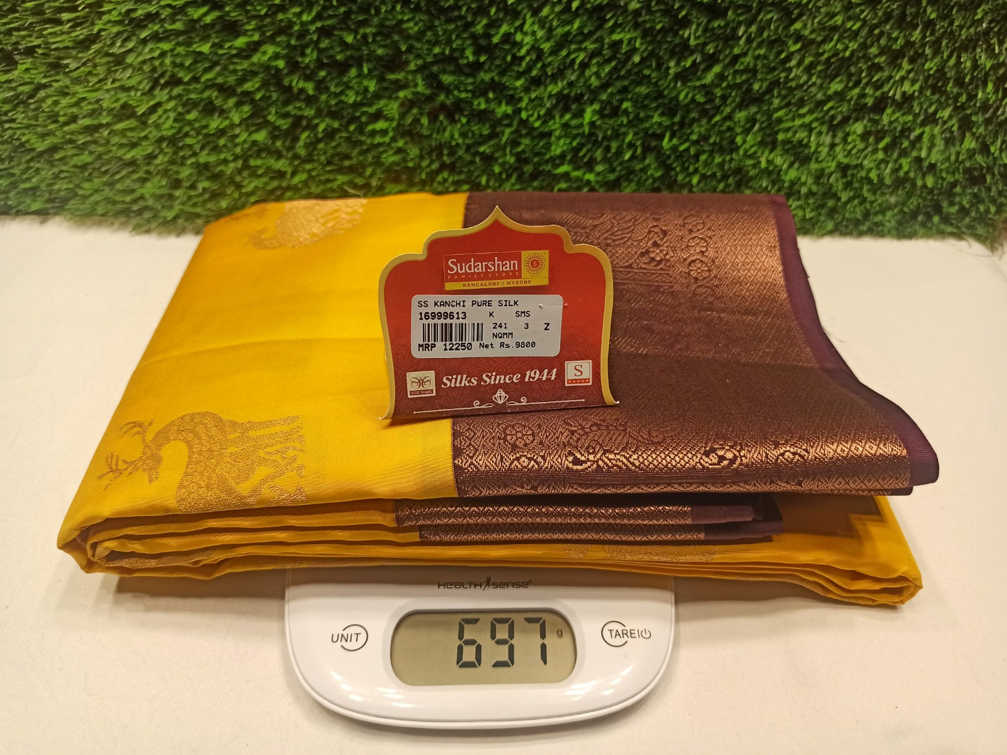 Pure Kanchipuram Silk Saree.