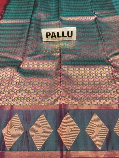 Pure Kanchipuram Silk Saree.