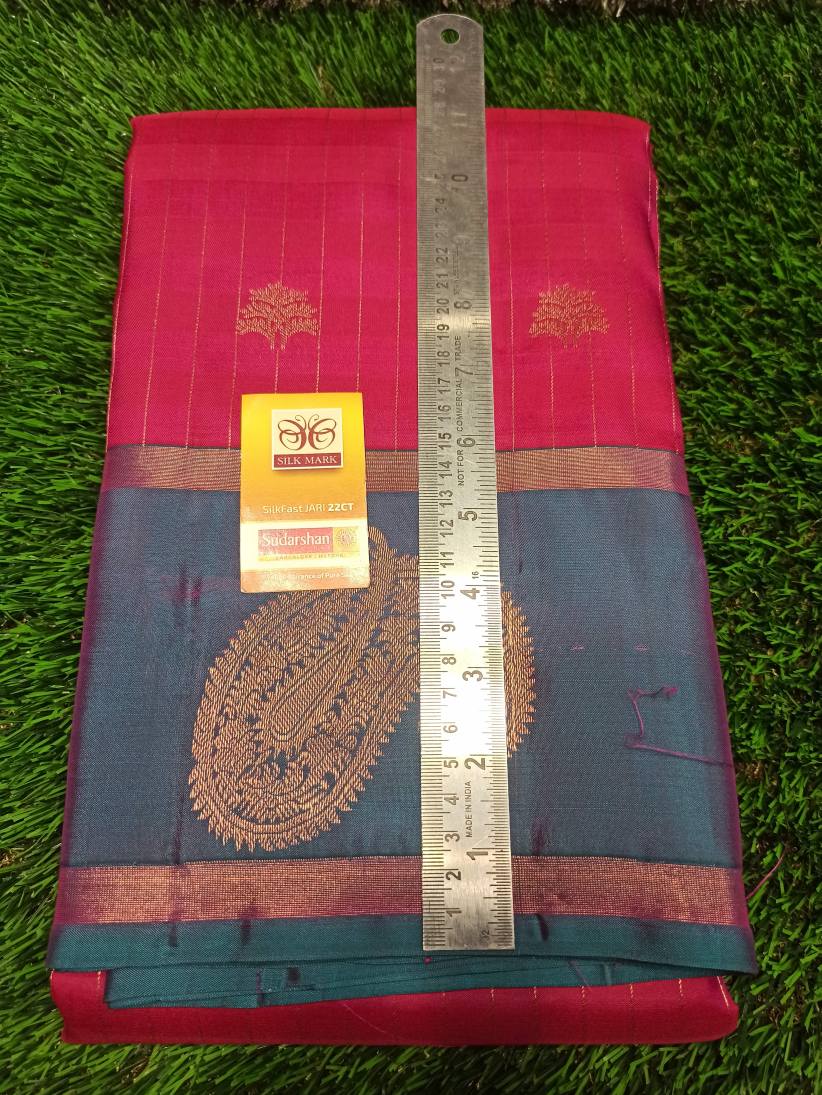 Pure Kanchipuram Silk Saree.