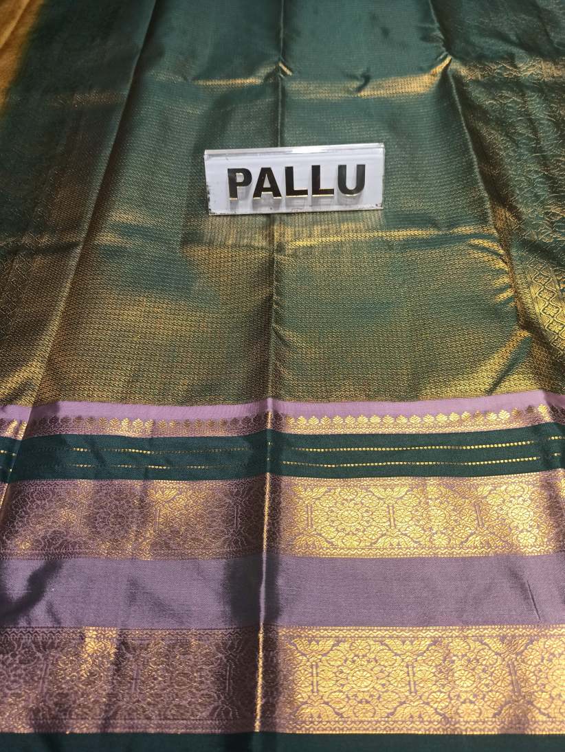 Pure Kanchipuram Silk Saree.