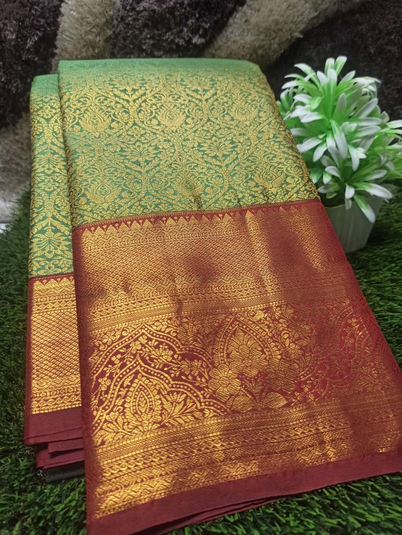 Pure Kanchipuram Silk Saree.